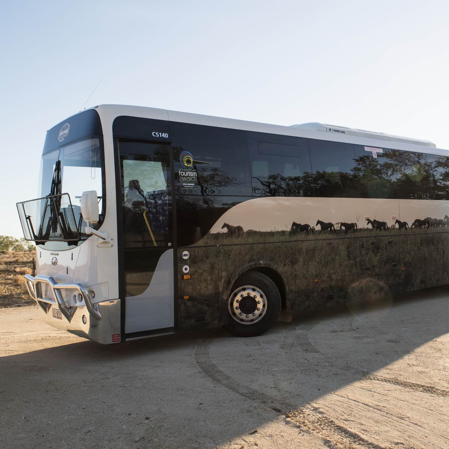 Outback Pioneers' 57-seater coach