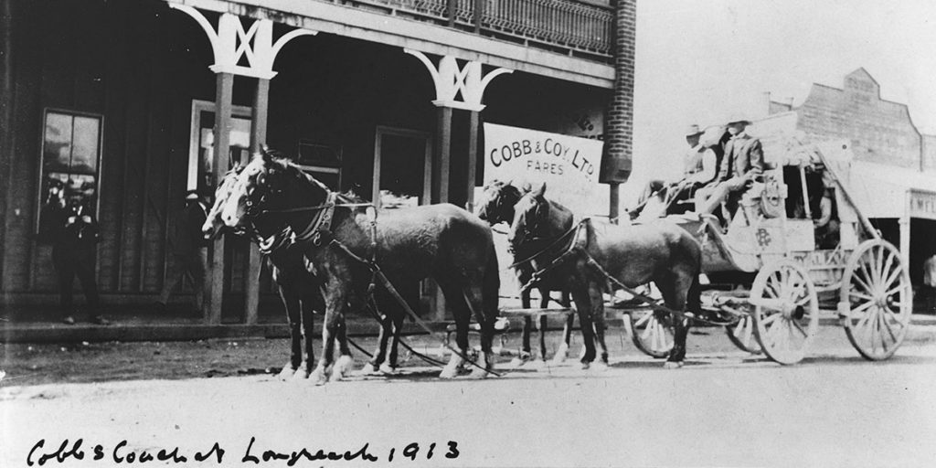 Cobb and Co Longreach 1913