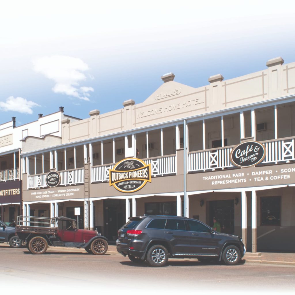 The Welcome Home building in Longreach