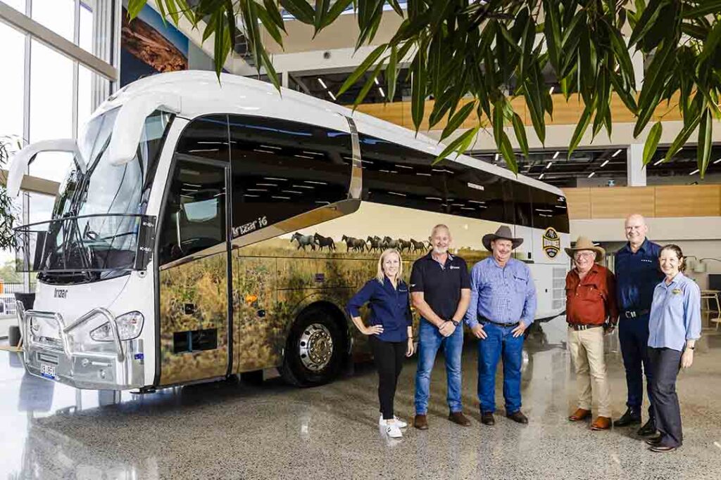 Outback Pioneers Irizar Volvo handover