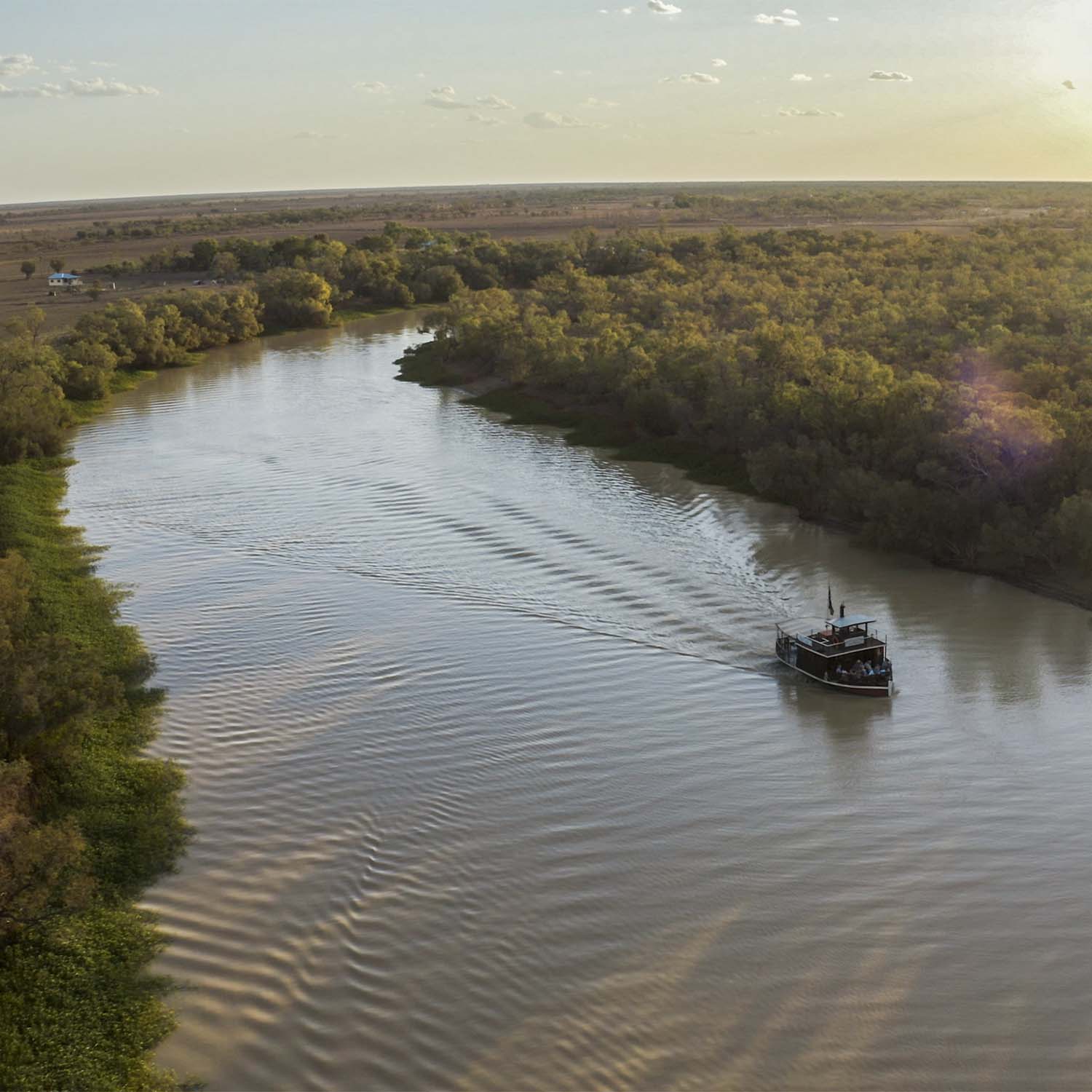 Thomson Belle Arial shot of riverbend