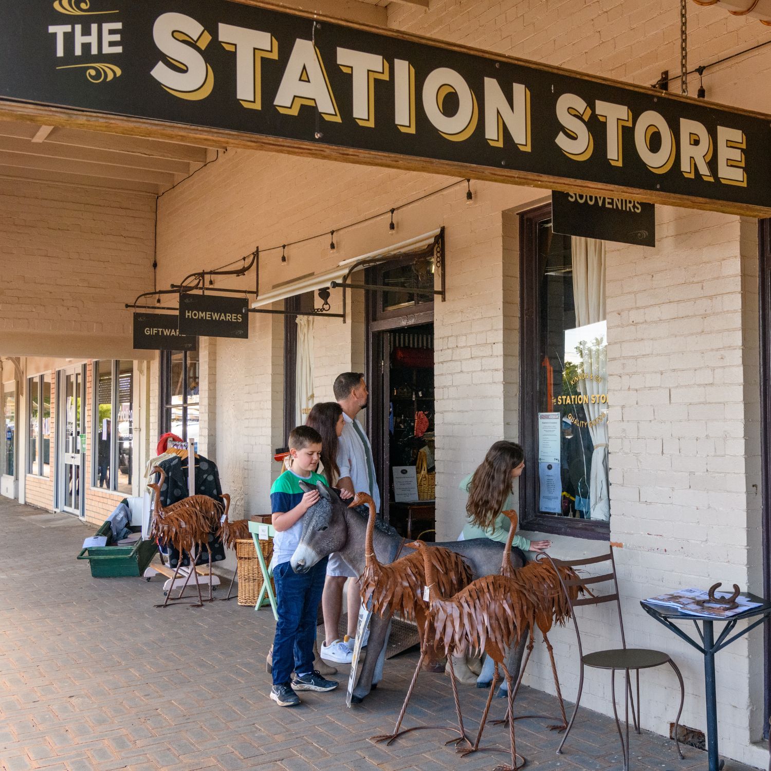 Guests visiting The Station Store