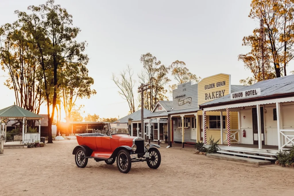 Miles Historical Village street scene