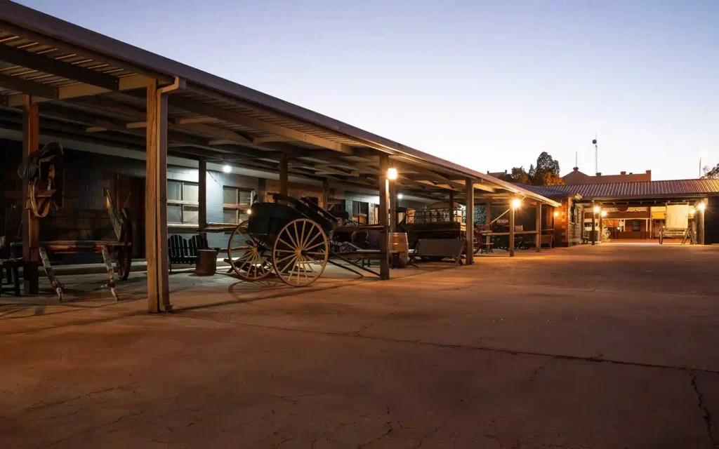 The Staging Post accommodation precinct in Longreach