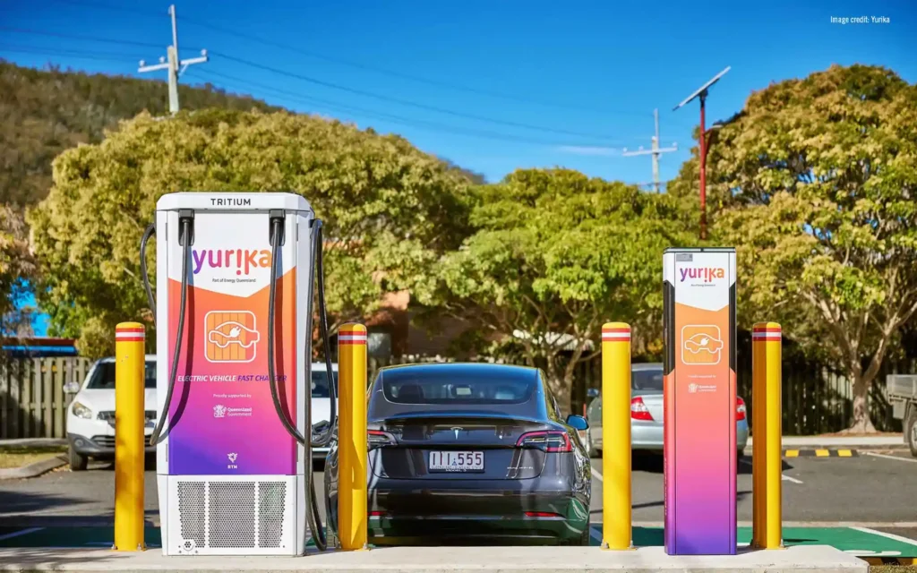 EV charging station in Kingaroy